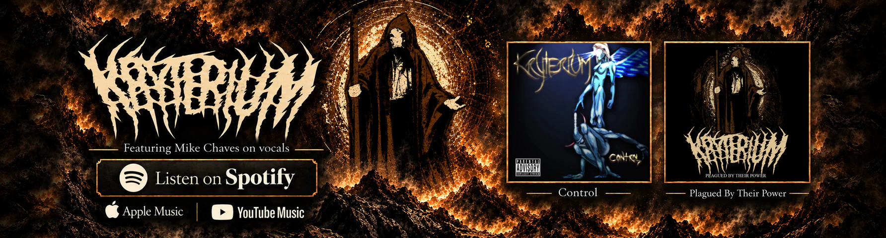 KRYTERIUM, featuring Mike Chaves on vocals. Listen to Control and Plagued By Their Power on Spotify.